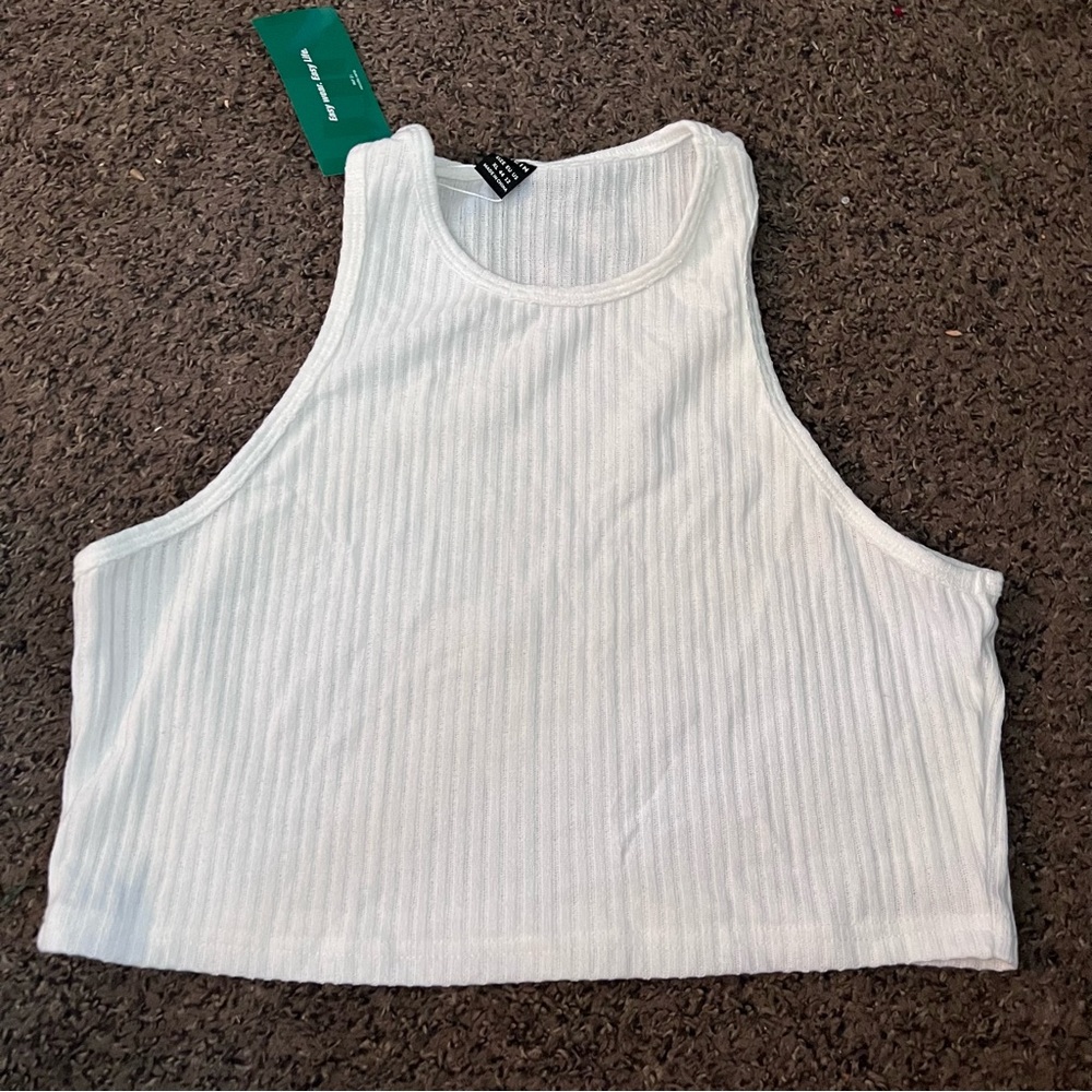 White tank top